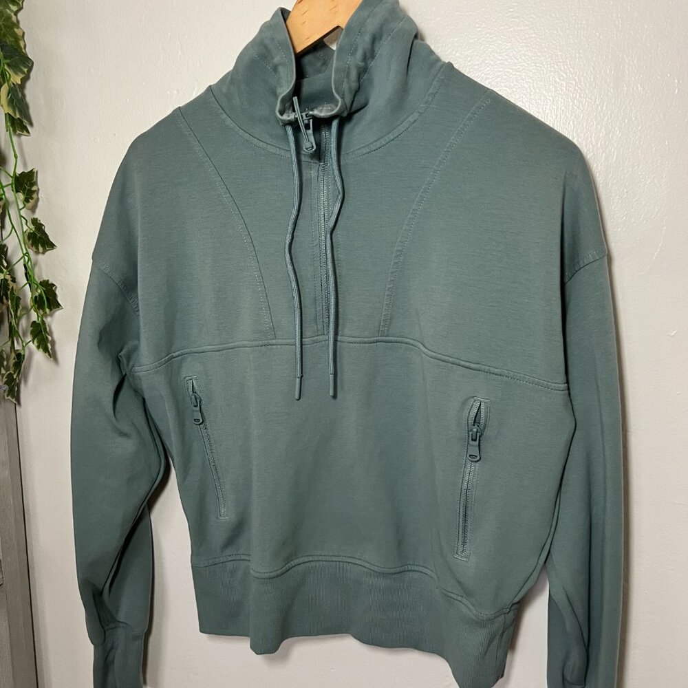 Old Navy (SET) Active Dynamic Fleece Quarter Zip Sweatshirt, Size M